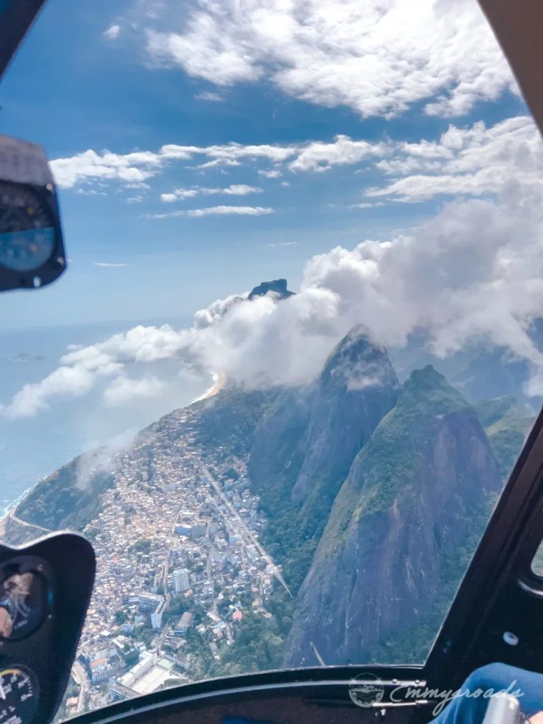 Helicopter Tour over Christ the Redeemer Rio de Janeiro Brazil