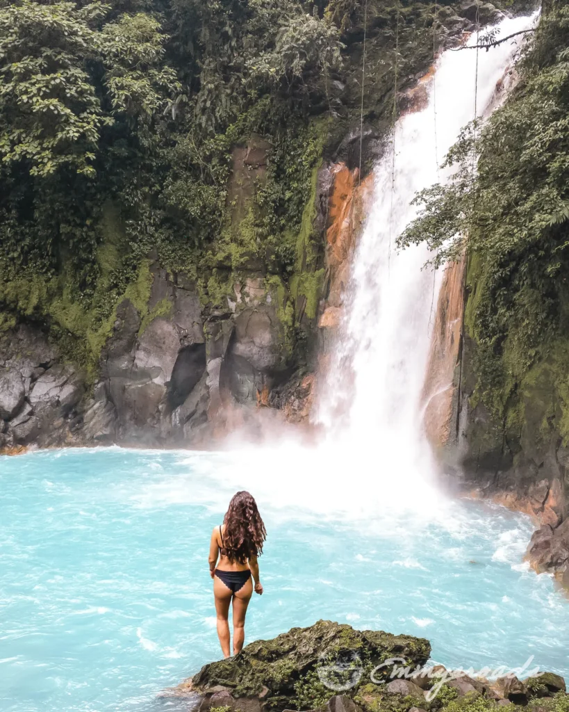 RIO CELESTE waterfall hike Costa Rica