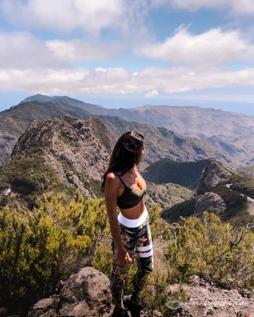 Roque de Ojila Loop Gomera Canary islands