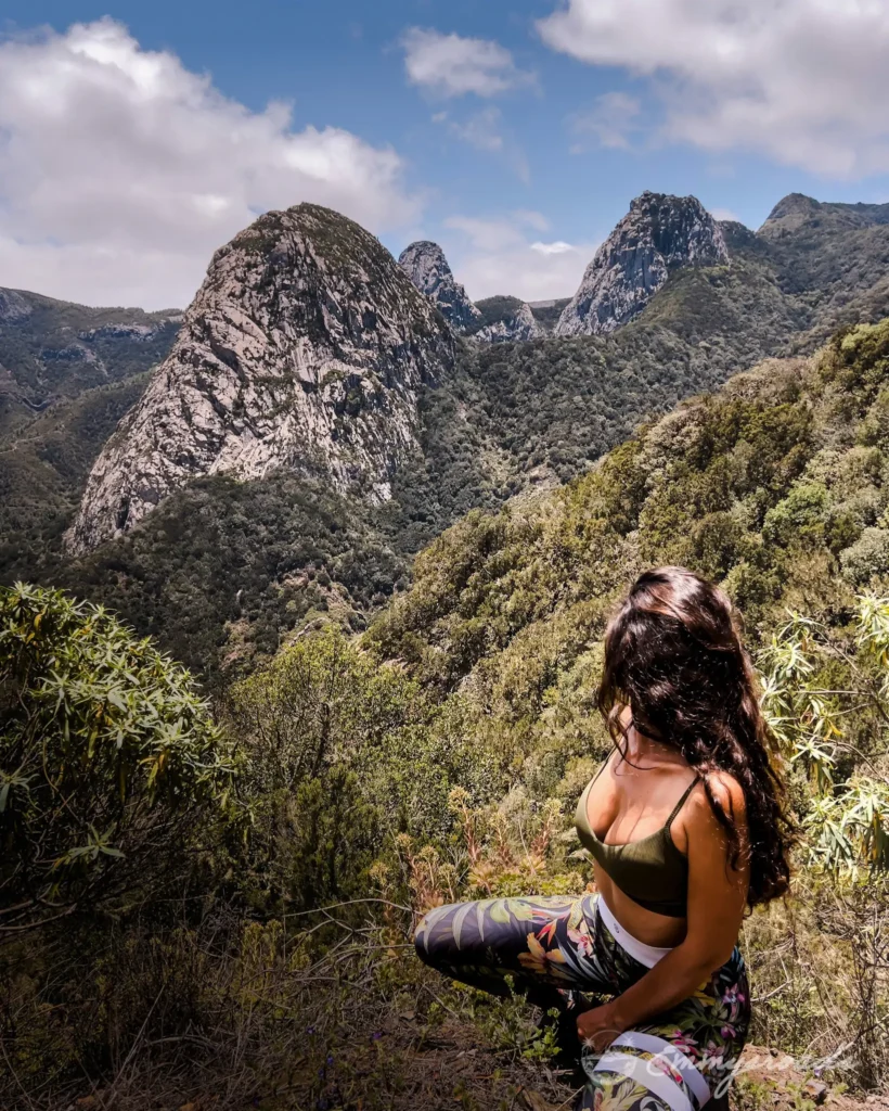 Roque de Ojila Loop Gomera Canary islands