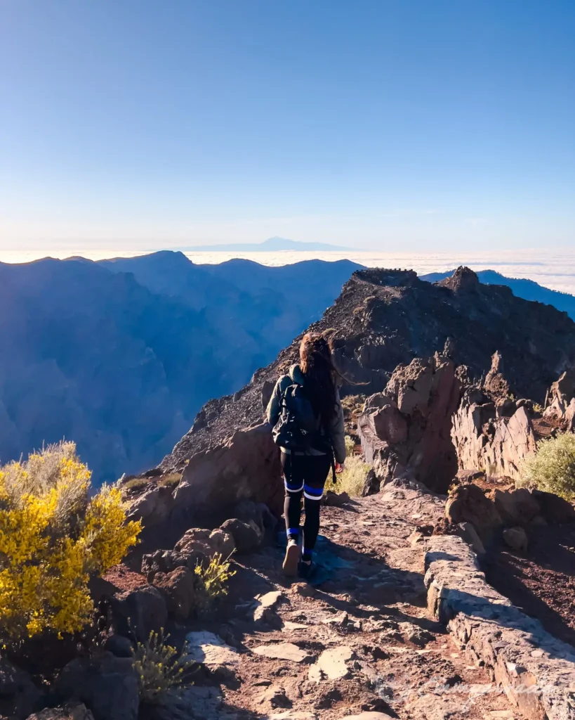 Roque de los Muchachos Pico de la Nieve hike La Palma Canary Islands
