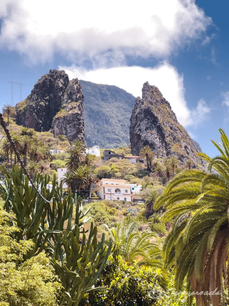 Roques Pedro y Petra Gomera Canary islands