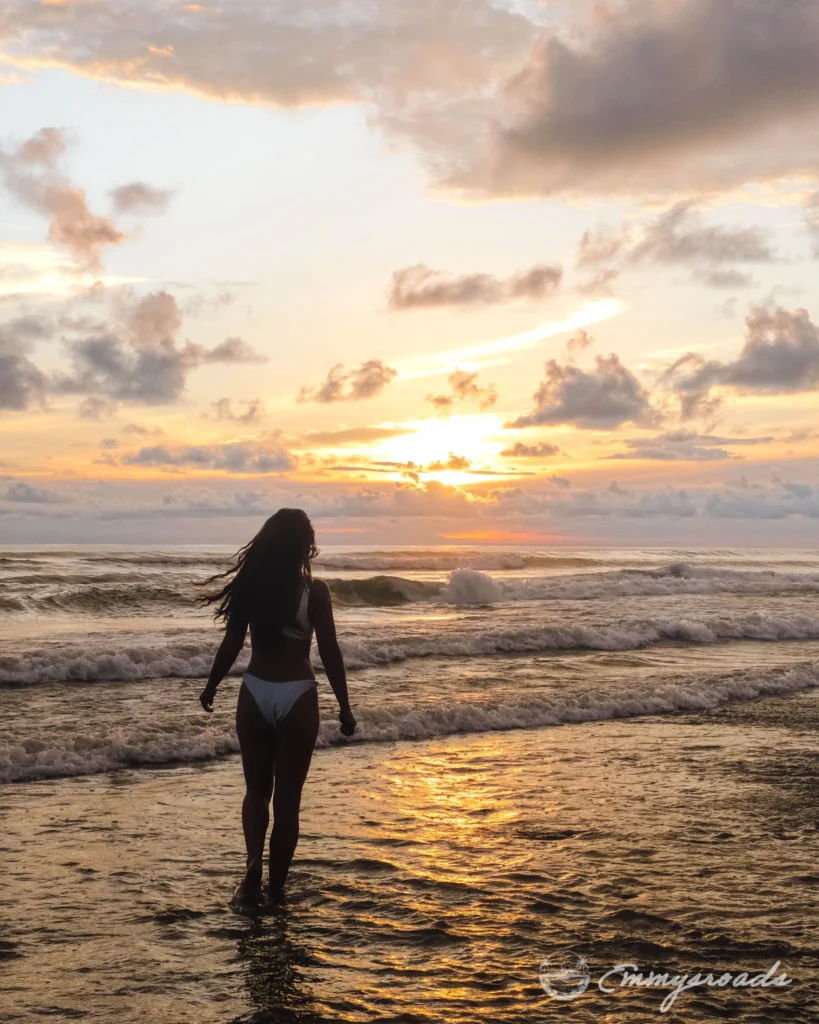 SANTA TERESA BEACH Costa Rica sunset