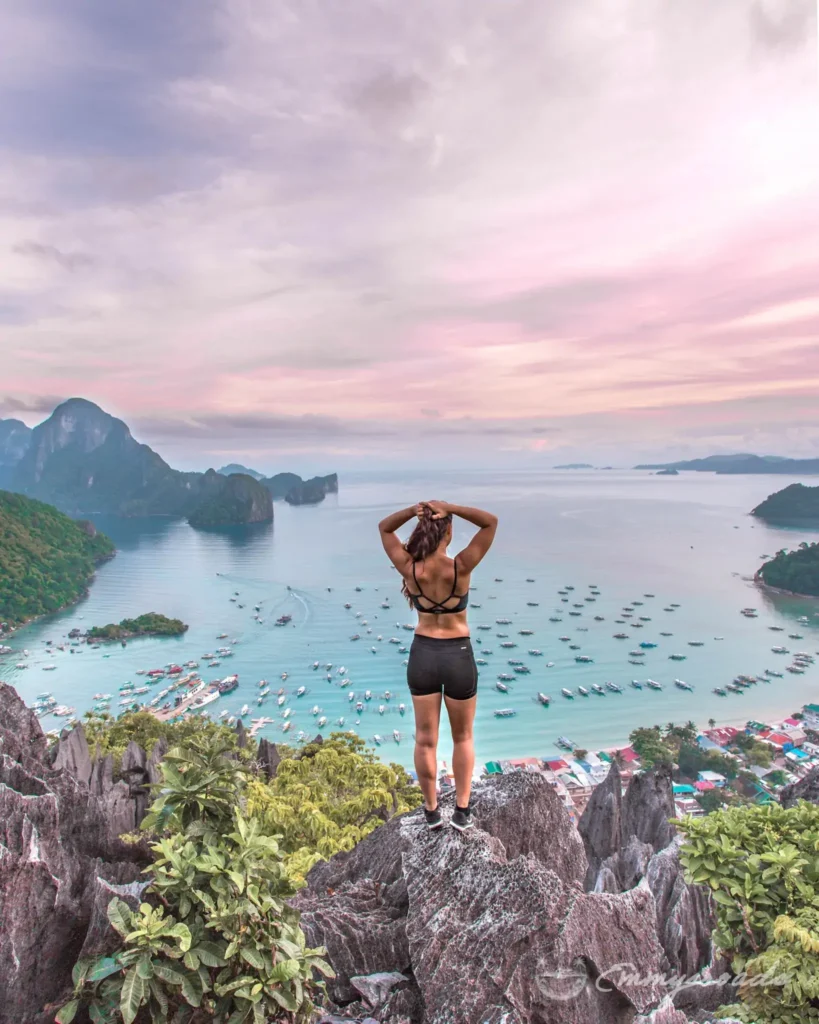 TARAW CLIFF hike El Nido Philippines