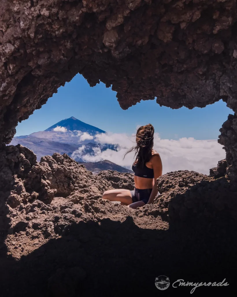 Window on Teide hike Tenerife
