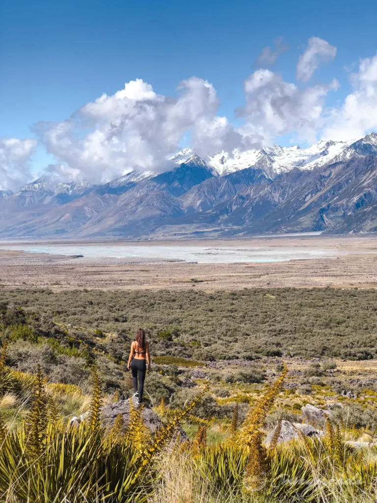 TASMAN GLACIER LAKE WALK hiking New Zealand